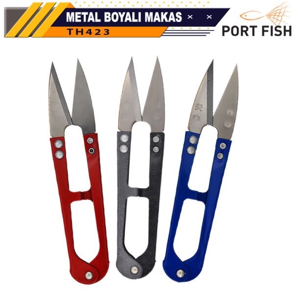 Portfish Makas Metal Boyalı 12 Adetli