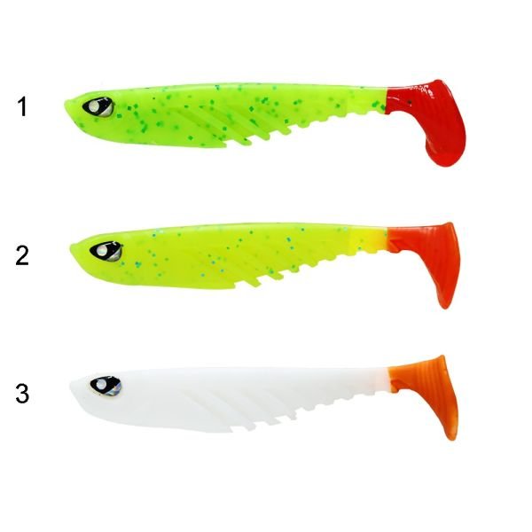 Captain 3557 Viper Soft 8.5cm Levrek Silikonu 4'lü Paket Silikon Yem 1