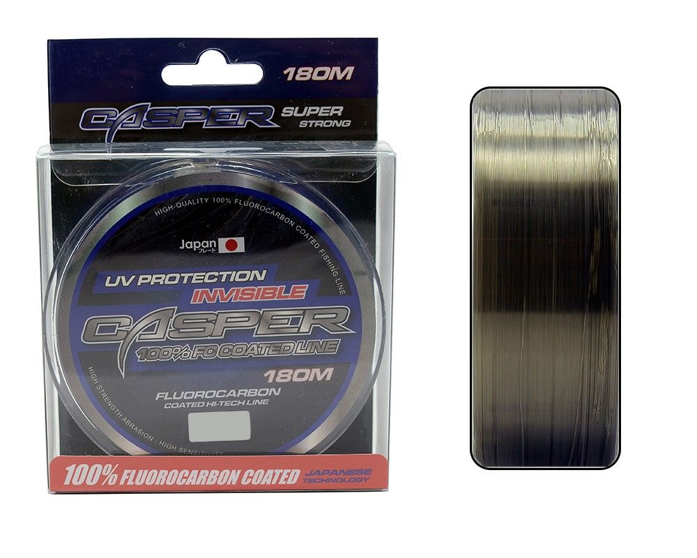 Captain Casper İnvisible %100 FC COATED Misina 180mt 0.37 mm