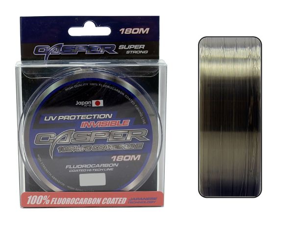 Captain Casper İnvisible %100 FC COATED Misina 180mt 0.37 mm