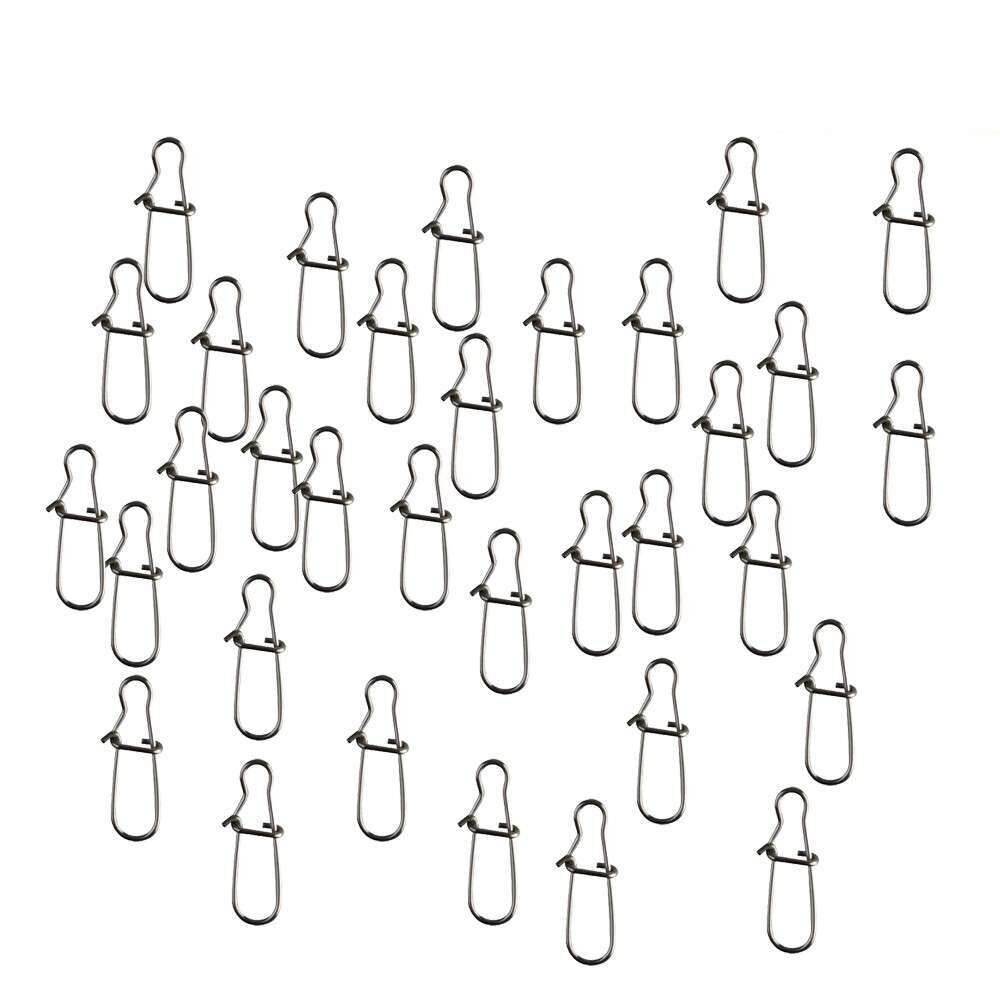 Captain 5014 İnox Sahte Balık Maket Klipsi Bl NikeL Snap 250li Paket