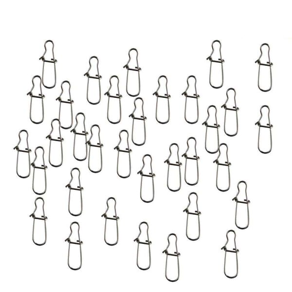 Captain 5014 İnox Sahte Balık Maket Klipsi Bl NikeL Snap 250li Paket