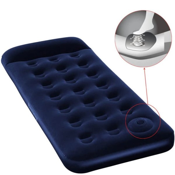 Pavillo 67224 Twin 188x79x28 cm Pompalı Mavi Şişme Yatak