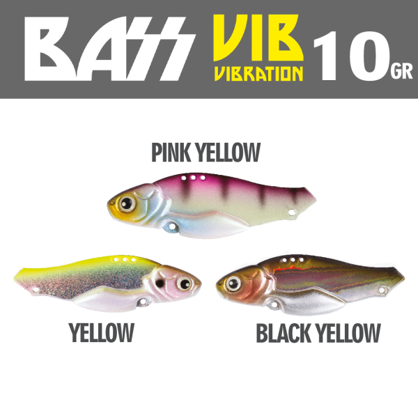 Underground Bass Vib 10GR Vibrasyon Jig Black Yellow
