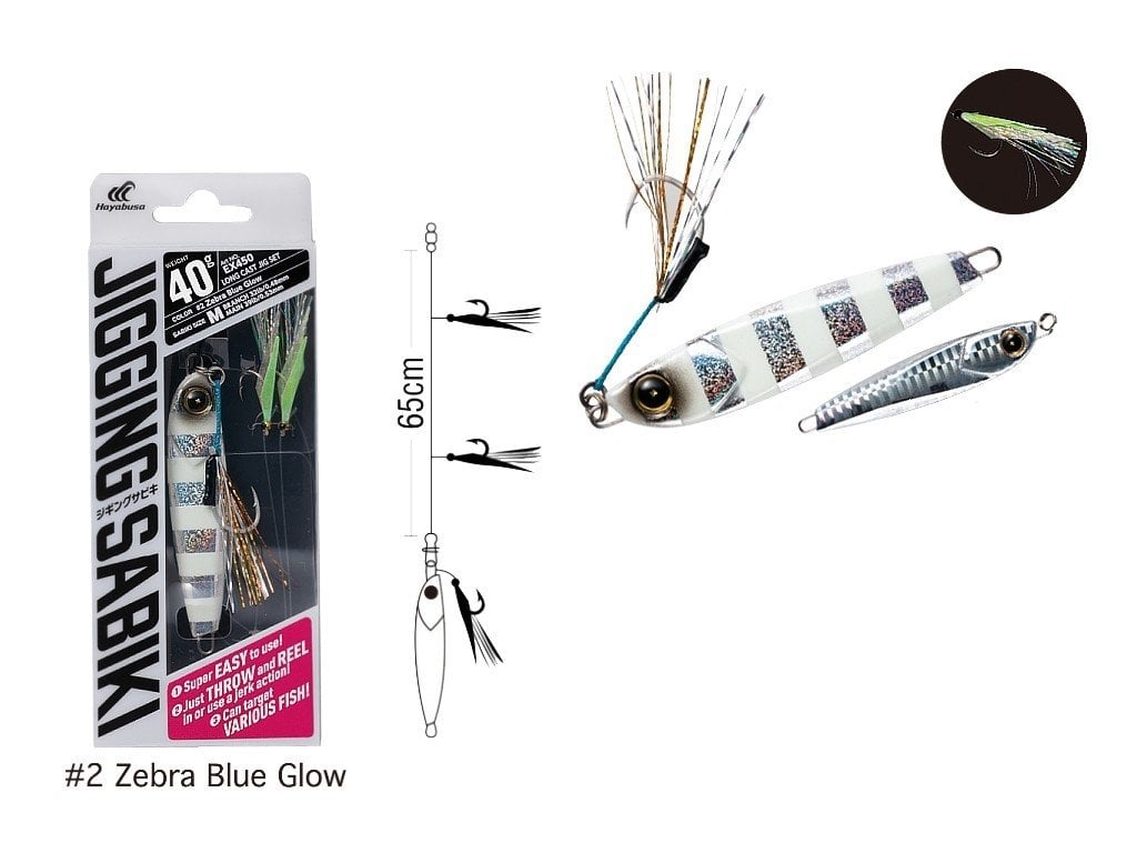 Hayabusa EX 450 Jigging  Sabiki 40gr Light Jig Suni Yem 2
