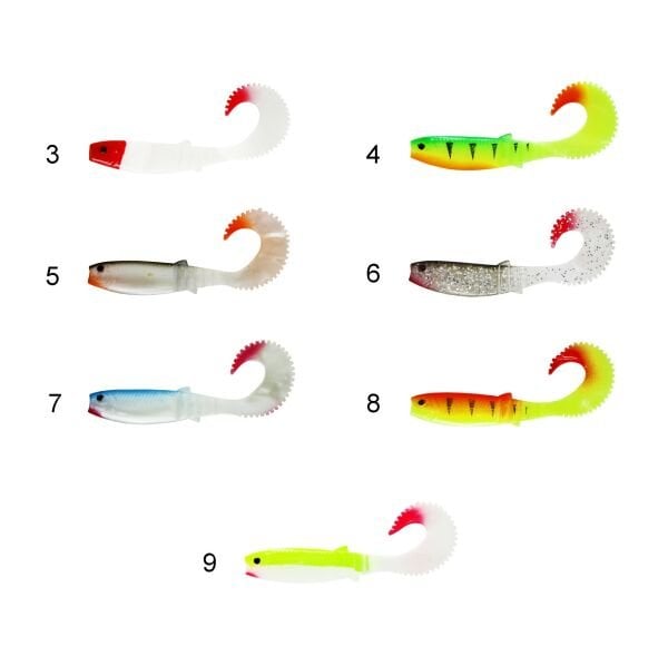 Captain 3571 Taifun Soft 10cm Levrek Silikonu 5'li Paket Suni Yem 4