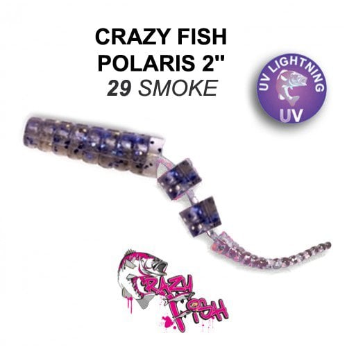 CRAZY FISH POLARIS 2 / 54 MM / COLOR: 29 SMOKE
