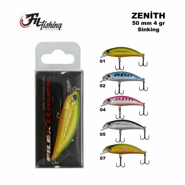 Filex Lures Zenith Sinking Maket Balık 50 mm 4 gr 04