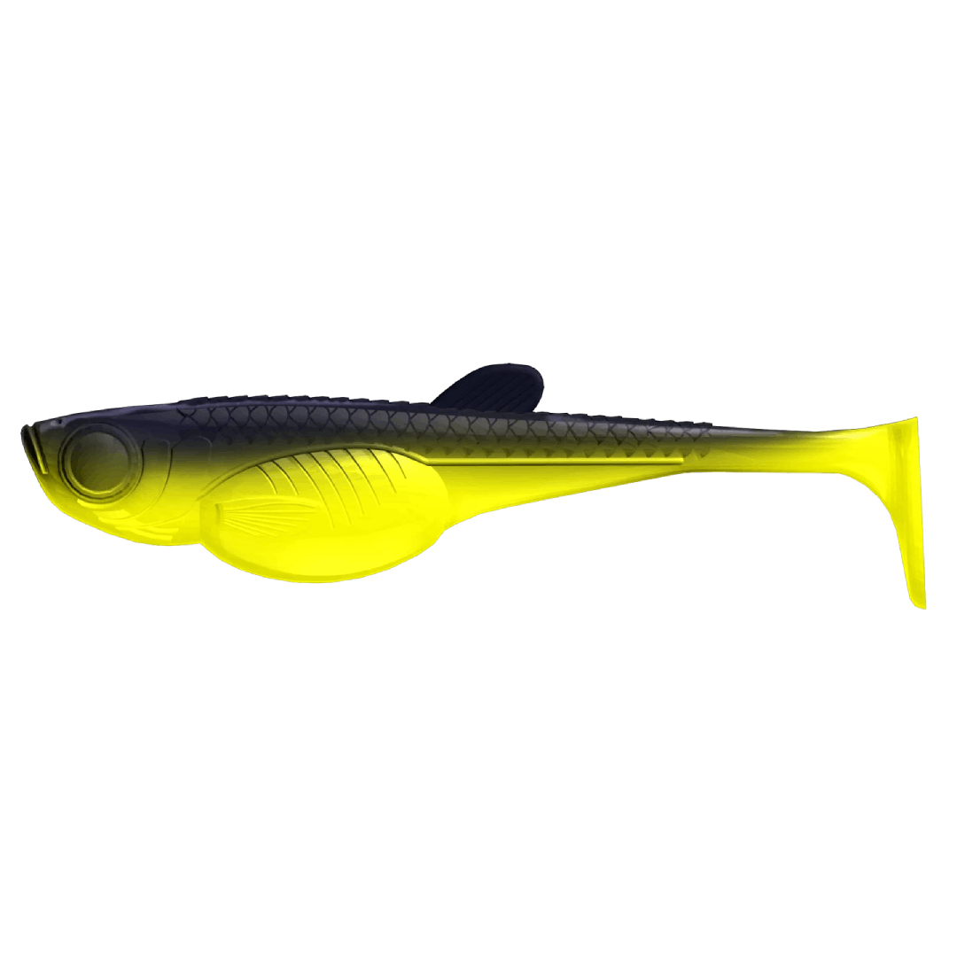Libra Lures Embrion Shad Silikon Yem 006 - HOT YELLOW - 100MM