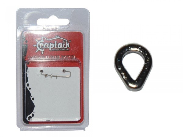 Captain 5144 Assist Halkası D-Halka 10'lu Paket İnox Naturel 0.10 mm