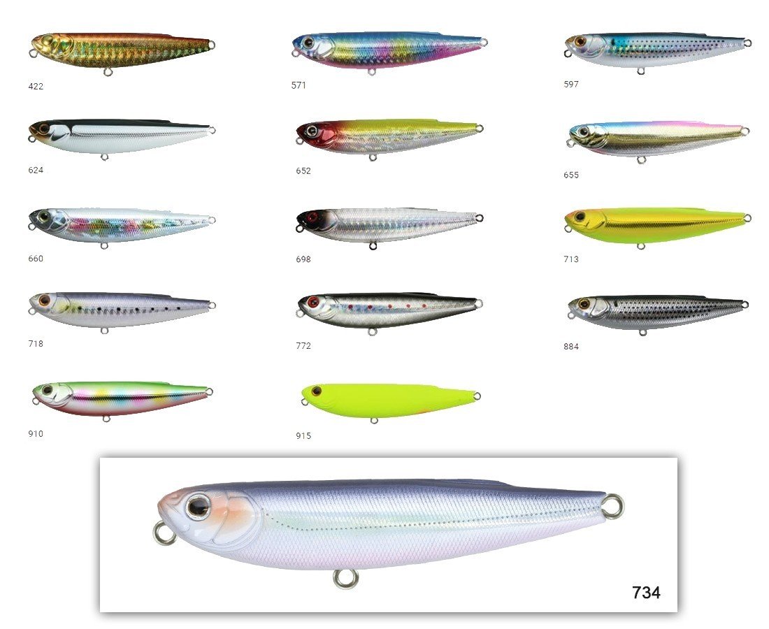 Zipbaits Fakie Dog 90mm WDT Su Üstü 12gr Maket Balık 734