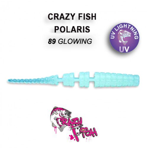 CRAZY FISH POLARIS / 45 MM / COLOR: 89 GLOWING
