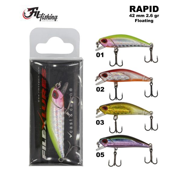 Filex Lures Rapid Floating Maket Balık 42 mm 2.6 gr 02