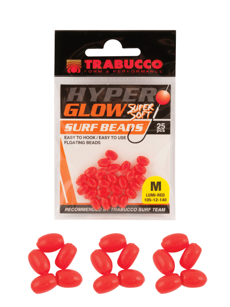 Trabucco Hyper Glow Surf Beads #M Boncuk Yellow