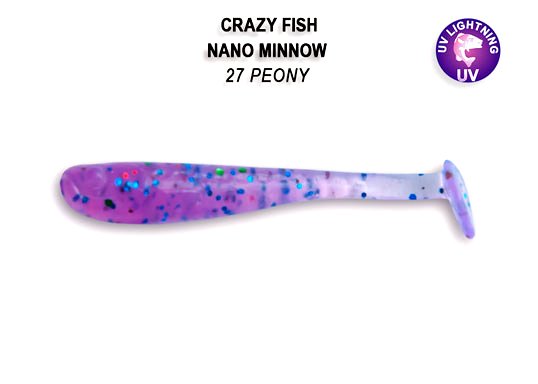 CRAZY FISH NANO MINNOW 1,6 / 40 MM / COLOR: 27 PEONY