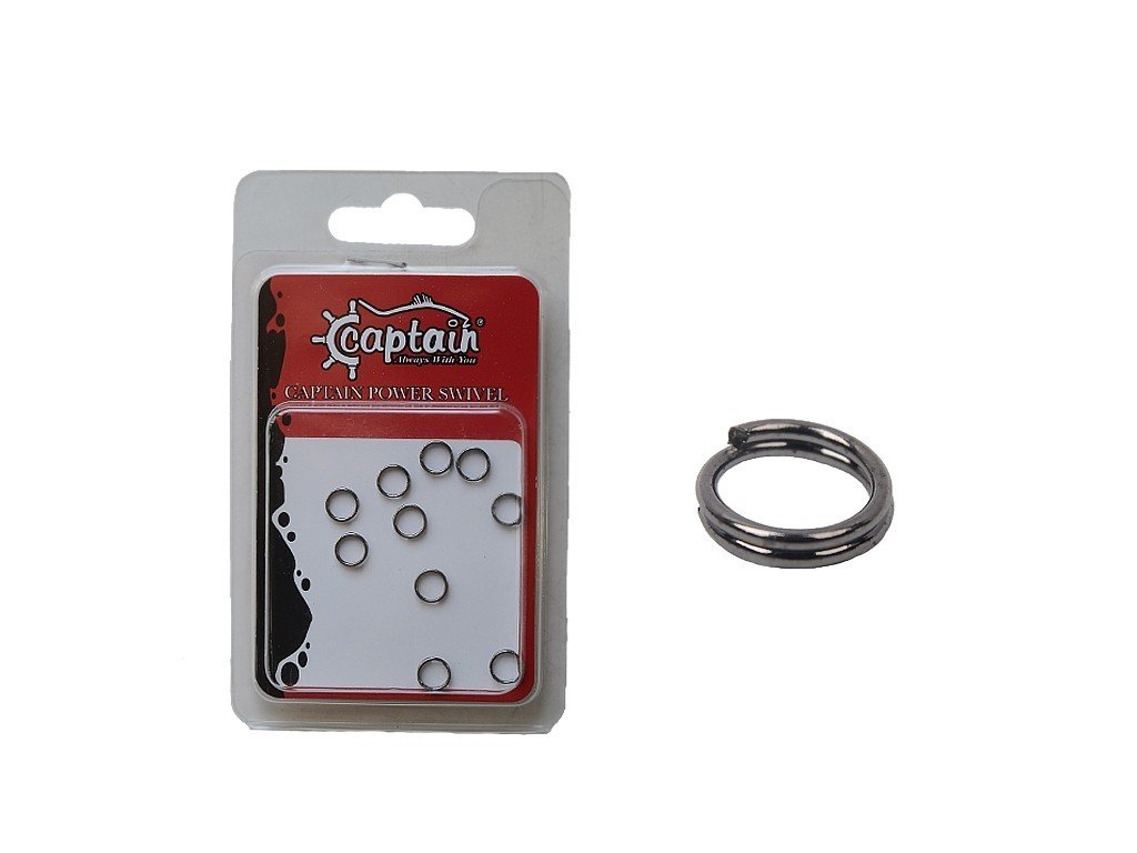 Captain 5140 Kaşık Halkası 10'lu Paket Black Nikel 0.6 mm
