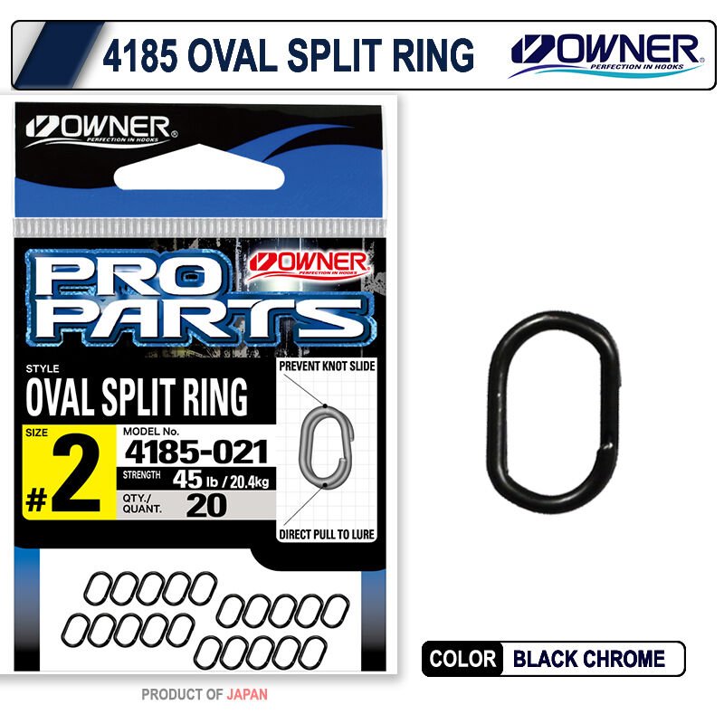 Owner 4185 Oval Split Ring 3