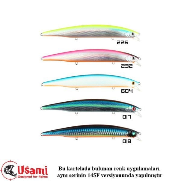 Usami Jack The Ripper 115F-SR 15.9 G Maket Balık 598