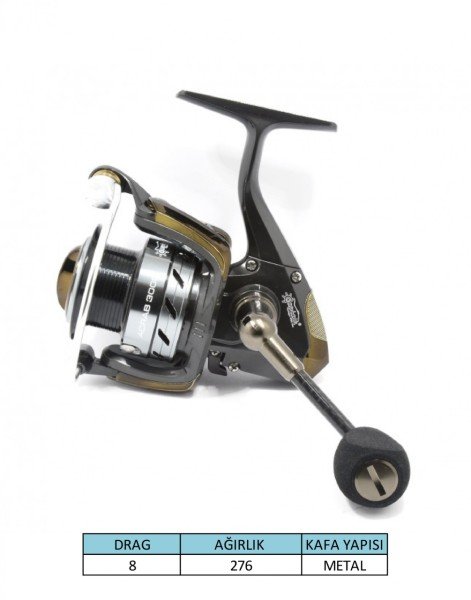 Captain Acrab 3000 Spin Makine 6+1 BB