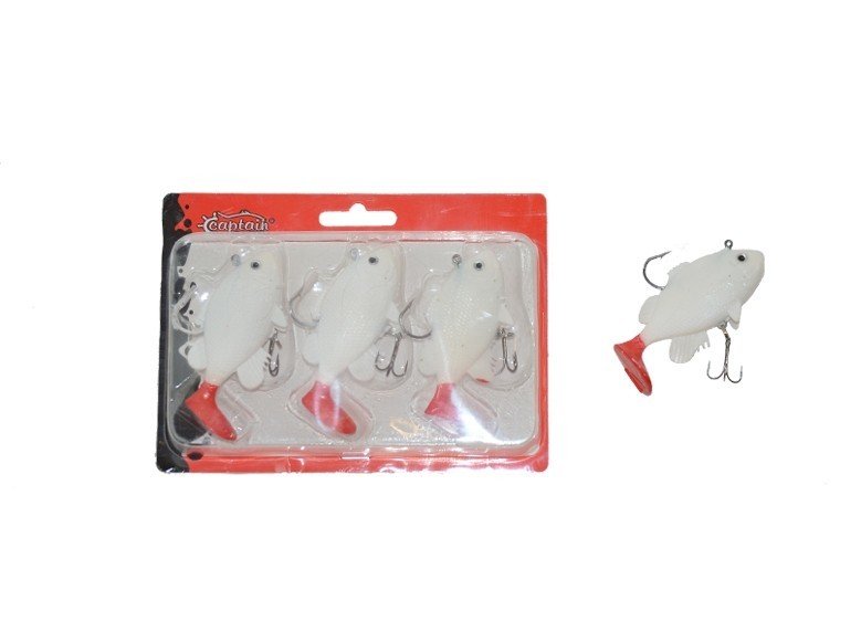 Captain 3563 Orient Soft 9cm Levrek Silikonu 3'lü Set Suni Balık 2