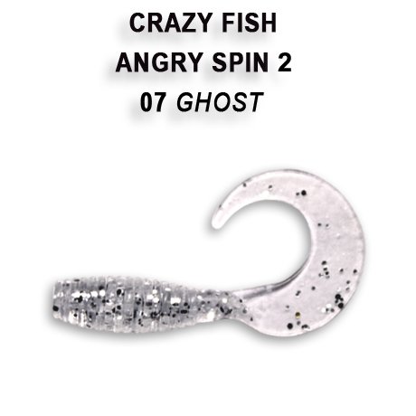 CRAZY FISH ANGRY SPIN 45 MM COLOR: 7-6 GHOST
