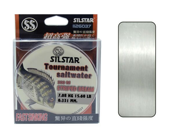 Silstar 1126 Tournament 300mt Monofilament Misina Beyaz 0.33 mm