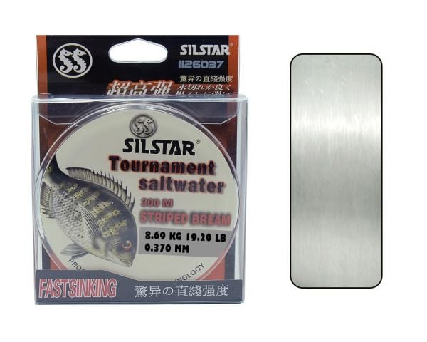 Silstar 1126 Tournament 300mt Monofilament Misina Beyaz 0.37 mm