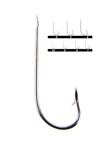 Youvella 1207 Palalı Çapraz Olta İğnesi 100lü Kutu Nikel