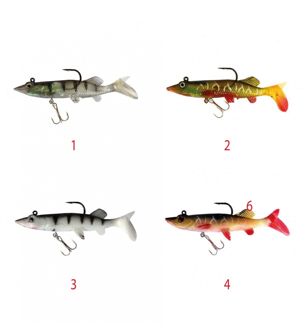 Captain 3546 Steady Pike Soft 10cm Turna Silikonu Suni Balık 2