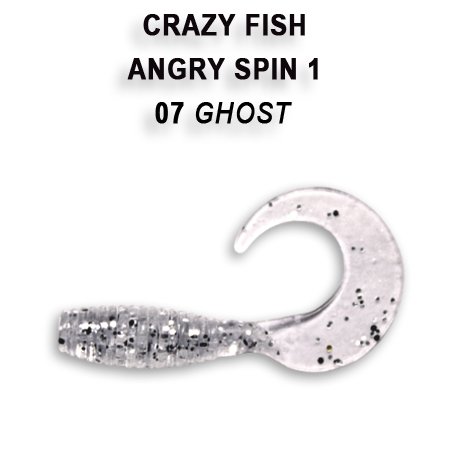 CRAZY FISH ANGRY SPIN 25 MM COLOR: 7-6 GHOST