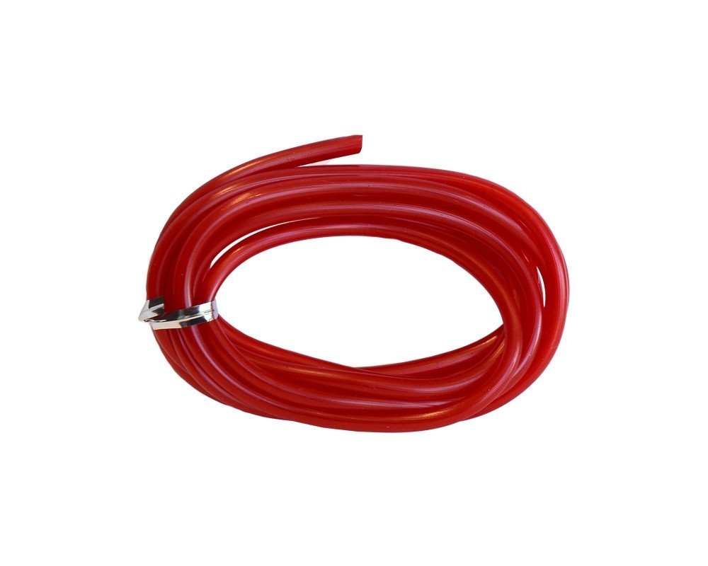 Captain  Silikon Hortum Tube 2mt Kırmızı 3 mm
