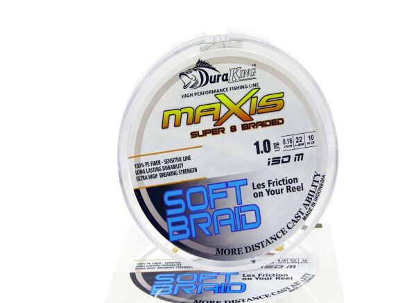 Duraking Maxis S.Soft 8x 150mt İp Misina 