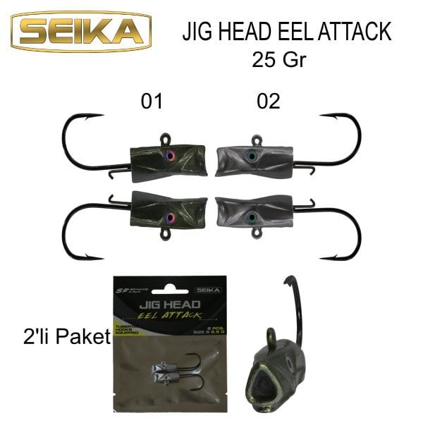 İberica Eel Attack 2 Jig Head 25Gr No: