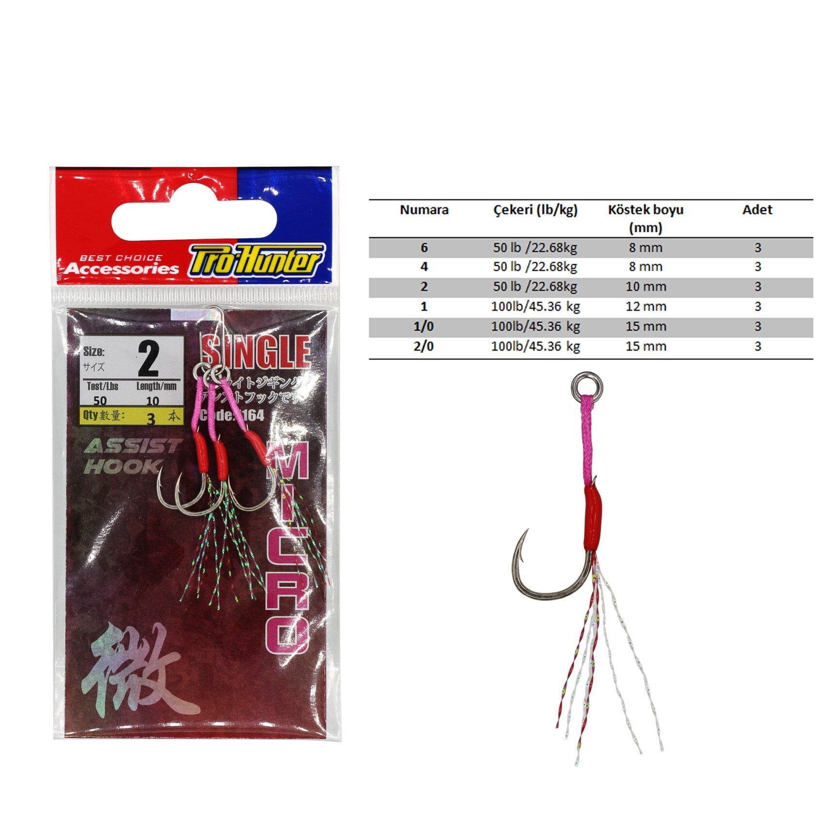 Twin Power Micro Asist İğne Tekli 10mm