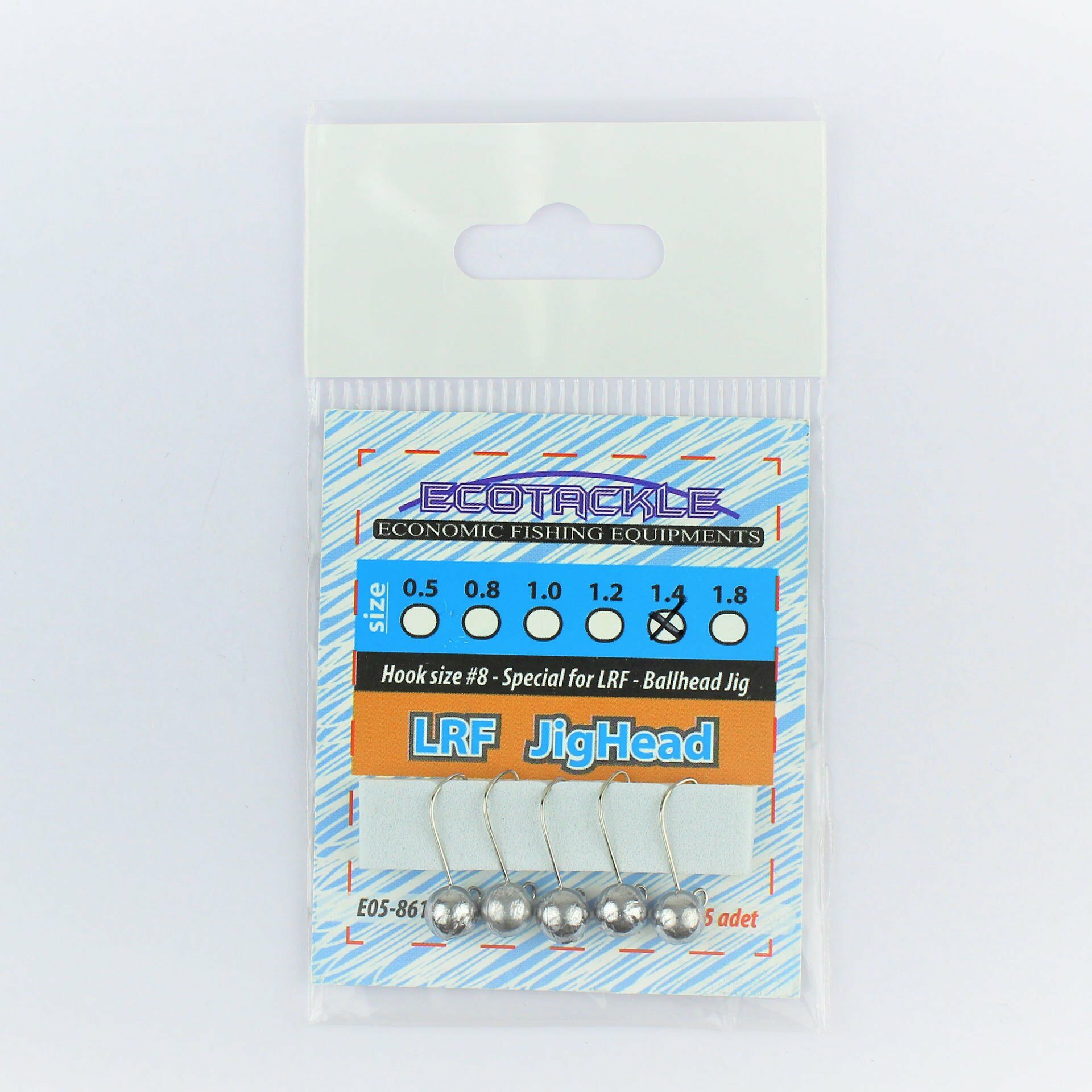 Ecotackle Lrf Jig Head 5p 0.8 GR