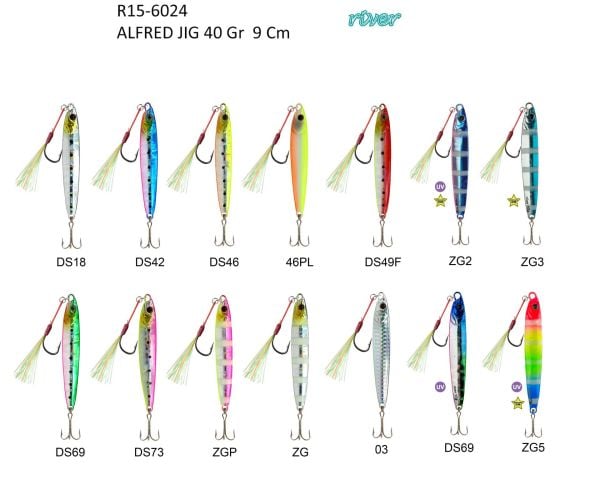 River Alfred Jig 40G 9Cm ZG2