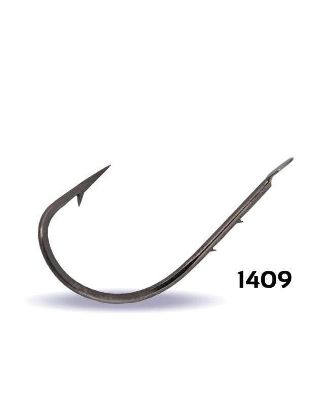 Youvella 1409 Kısa Pala Tırnaklı Olta İğnesi 100lü Kutu Black Nikel