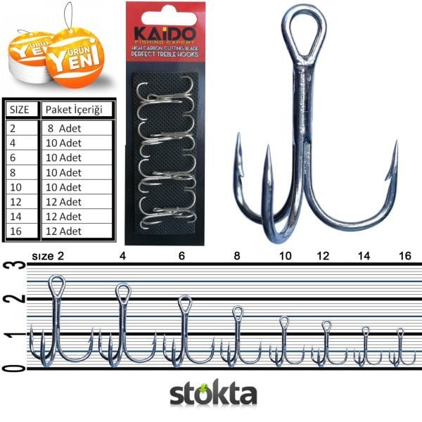 Kaido 9882 Üçlü Çarpma İğne 4