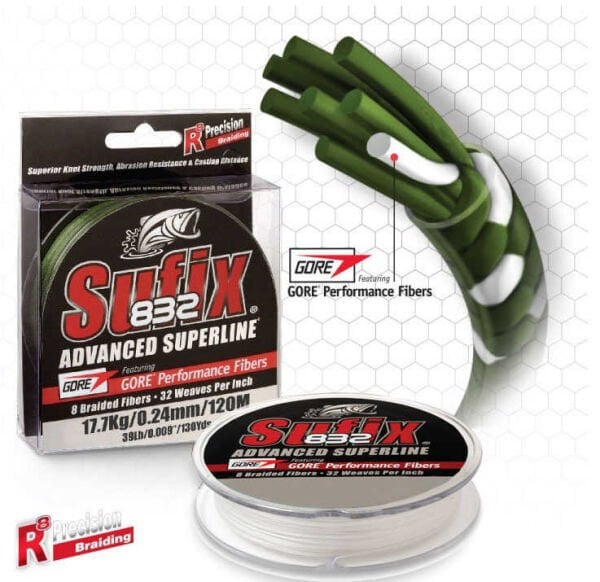 Sufix 832 Advanced İp Misina GHOST - 0.18MM - 120MT - 12KG