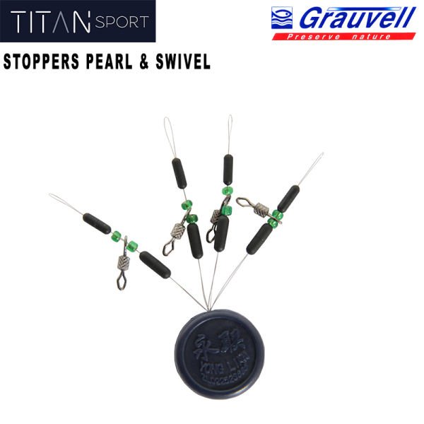 Titan Pearls Swivel Stoppers Fırdöndü L