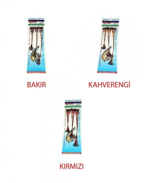 Captain 2920 Çelik Tel Kartela Set 7 Kat 16 kg Çeker 60'lı Paket