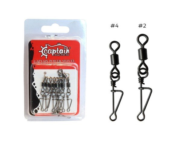 Captain 5035 Kilitli Klips Rolling 10'lu Paket Black Nikel 4