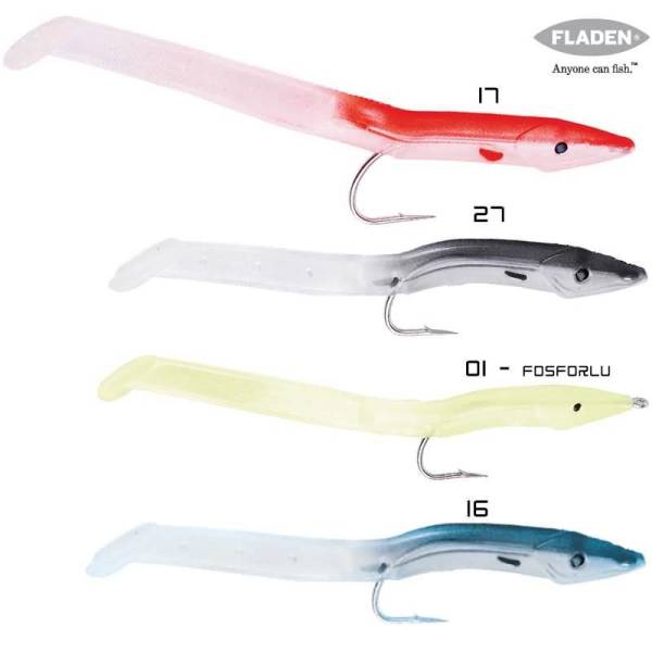 Fladen Portland Eel Silikon Yem 3P 13 cm 16
