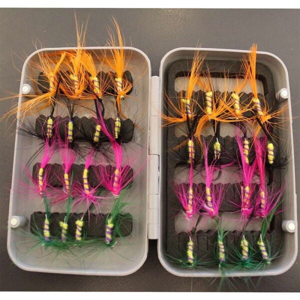 Captain 3452 Trout Fly Sinek Assortment Alabalık Yemi 32li Mix Set