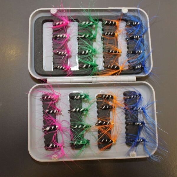 Captain 3453 Trout Fly Sinek Assortment Alabalık Yemi 32li Mix Set