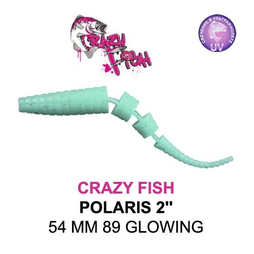 CRAZY FISH POLARIS 2 / 54 MM / COLOR: 89 GLOWING