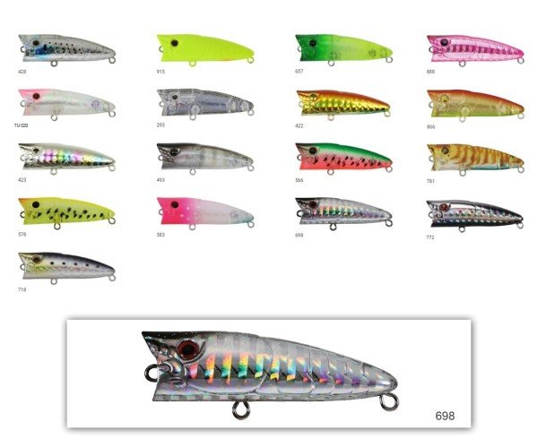 Zipbaits Popper Tiny 48mm Su Üstü Poping 3.7gr LRF Sahtesi 698