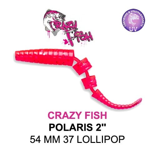 CRAZY FISH POLARIS 2 / 54 MM / COLOR:  37 LOLLIPOP