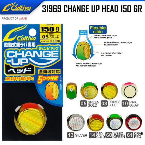 Cultiva 31969 Change Up Head 150gr 08