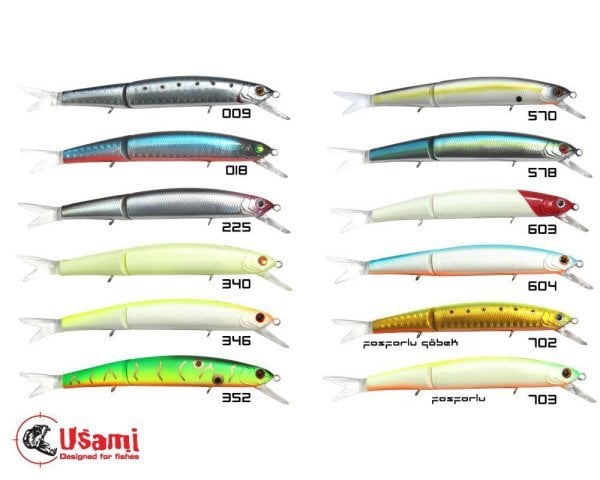 Usami Magsura 92F-SR 8.3 G Maket Balık 340 FOSFORLU